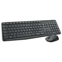 Logitech Mk235 Mouse & Wireless Laptop Keyboard