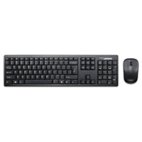 Lenovo KB MICE_BO Wireless combo 100 Eng Wireless Laptop Keyboard  (Black)