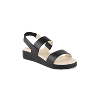 Shoetopia Girls Black Solid Sandals