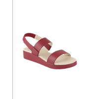Shoetopia Girls Red Solid Sandals
