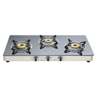 Bajaj Glass 3 Burner Gas Stove Majesty CGX3 ECO