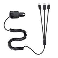 Zoook Car Charger With 3 In 1 Cable Zf-C2U3