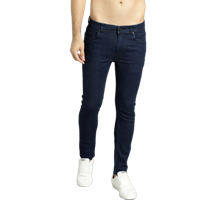Roadster Men Navy Blue Skinny Fit Mid-Rise Clean Look Stretchable Jeans
