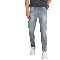Men Grey Slim Fit Mid-Rise Clean Look Jeans
