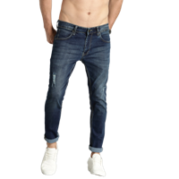 Roadster Men Blue Skinny -Rise Mildly Distressed Stretchable Jeans