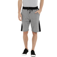 ARISE Men Grey Solid Regular Fit Shorts