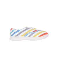 YK Girls Multicoloured Striped Sneakers