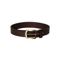 Scharf Men Brown Leather Solid Belt