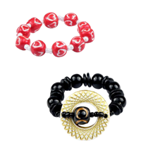 KIARVI GALLERY  Terracotta Bracelet Set  (Pack of 2)