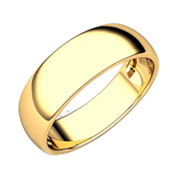 Briva 22K Gold Plated Plain Ring