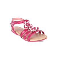 Kidsville Pink Color Barbie Printed Fashion Sandals For Girls