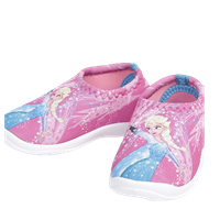 Fame Forever By Lifestyle Girls Pink & Blue Elsa Printed Slip-On Sneakers