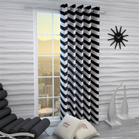 Home Sizzler  Polyester Door Curtain Single Curtain  