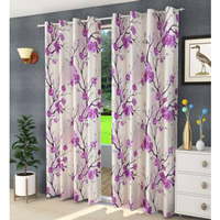 Shoolin Homes 152.4 cm (5 ft) Polyester Window Curtain 