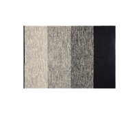 Saral Home Black And Grey Striped Anti-Skid Dhurrie
