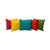 Maple Craft Multi Colour Throw Pillow Cover Bedroom & Living Room Cushion Cover Sofa Set of 5