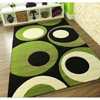 RM Handloom Multicolor Polyester Carpet  (92 cm X 153 cm)