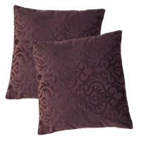 S N TRADERS Velvet 200 TC Cushion Cover2 Pieces
