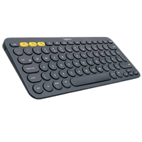 Logitech K380 Bluetooth Tablet Keyboard  (Dark Grey)