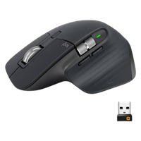 Logitech Mx Master 3 Mouse Wireless Optical Mouse  (2.4Ghz Wireless, Black)