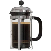 Instacuppa French Press 600Ml With 3 Part Superior Filter Coffee Maker