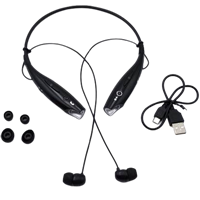 Allmusic Wireless Headphone Oppo/Vivo Stereo Earphone Sweatproof Neckband Bluetooth Headset