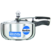 Hawkins Stainless Steel Induction Compatible Pressure Cooker, 3 Litre