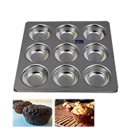 Rolex Aluminium Muffin Bakeware Tray