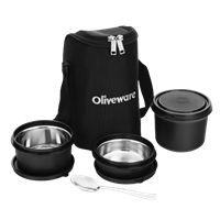 Oliveware Boss Pro Lunch Box | Stainless Steel Range