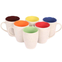 Onisha White Marvle Cup 275 Ml Ceramic Coffee Mug