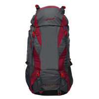 F Gear Penny Red, Grey 75 Ltrs Rucksack