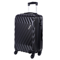Nasher Miles Lombard 28 Inch ,Check-In, Hard-Sided, Polycarbonate Luggage, Black 75Cm Trolley Bag
