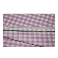 Siyaram'S Mens Cotton Checkered Unstitched Shirt Fabric (1.60 M, Free Size).