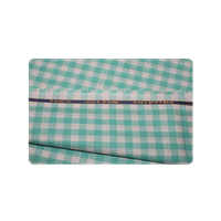 Siyaram'S Mens  Cotton Checkered Unstitched Shirt Fabric