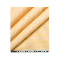 Raymond Men'S Premium Cotton Structured Unstitched Shirting Fabric (Yellow)