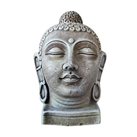 Kuthkrit Saint Buddha Terracotta Idol | Home Decoration | Handcrafted | Clay Item