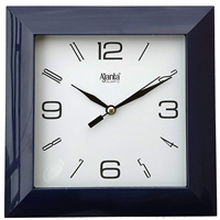 Ajanta Plastic Abstract Wall Clock (172 Mm X 172 Mm X 35 Mm 1847)