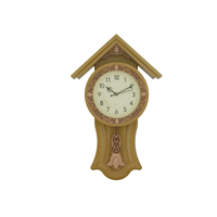 Chronikle Classic Pendulum Plastic Wall Clock With Striking Movement