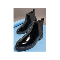 El Paso Women Black Flat Boots 1