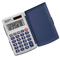 Sharp Electronics El243Sb 8-Digit Twin Powered Calculator