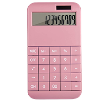 Basic Standard Calculator Ec02Cl-Pn For Business, School & Office Use, Electric Digital Smart Calculator