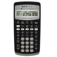 Texas Instruments Baiiplus Financial Calculator, 10-Digit Lcd-Texbaiiplus