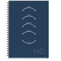 Navneet Hq | Blue Corpoarate Edge Notebook Diary For Personal And Office Use | Single Line