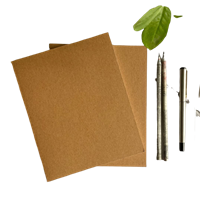 Recycled Paper Notepads/Notebook - 100% Recycled Paper -Writing Pad, Journal, Personal Use, Office Gifting Pack Of 2-160 Pages, Size 19 * 15 Cm