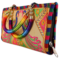 S A Gifts Women'S Handmade Designer Rajasthani Printed Clutch Bag