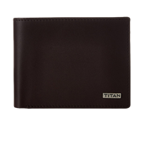 Titan Brown Leather Men'S Wallet