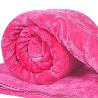 Zenuss Double Bed Blanket Mink Blanket For Heavy Winter Ac Solid Double Bed Blanket (220 Cm* 240 Cm)