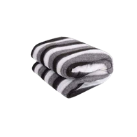 Generic Fleece Single Blanket, Black And White, Pack Of 1