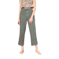 Sassafras Women Beautiful Grey High-Rise Relaxed Fit Cropped Jeans