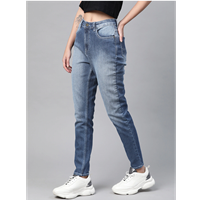 Roadster Women Blue Slim Fit High-Rise Light Fade Stretchable Jeans
